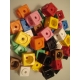 3.4cm Math Cube (Bag of 40 - 10 Colors)